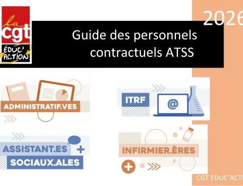 Personnels ATSS contractuels : votre guide CGT !