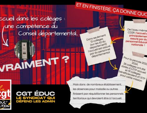 Accueil dans les collèges du Finistère : rencontre avec le président du CD29